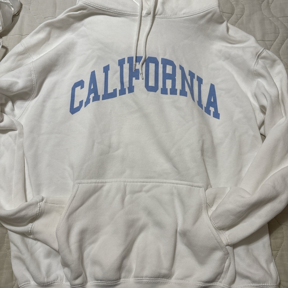 Audrey 3+1 Cream Oversized Hoodie